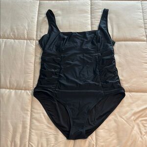 Black One-Piece Swimsuit